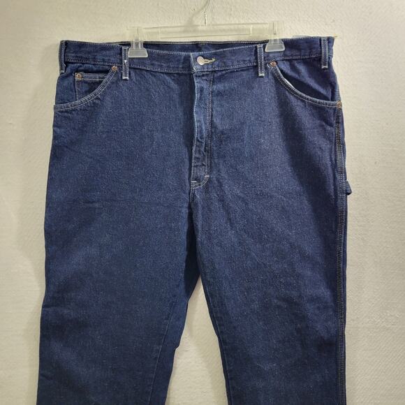 Dickies Men' Blue Carpenter Utility Jeans Size 40" x 32" x 12"  22125-1067 - Picture 2 of 8
